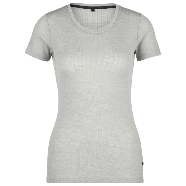 Stoic - Women's MerinoRib RonnebySt. Shirt - Merinoshirt Gr S grau von Stoic