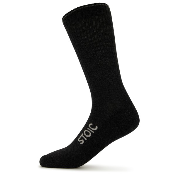 Stoic - Merino Wool Silk Hiking Socks - Wandersocken Gr 42-44 schwarz von Stoic