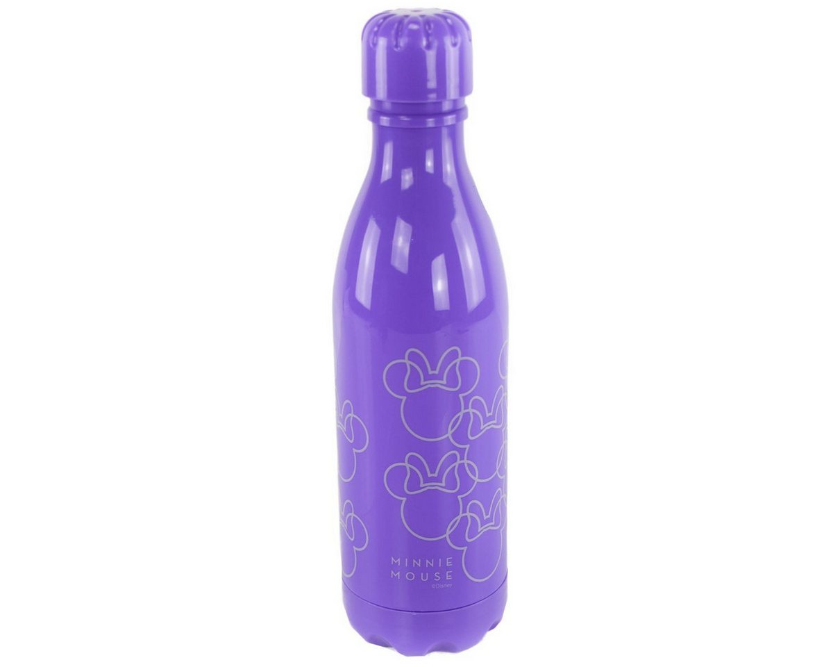 Stor Trinkflasche Disney Minnie Mouse Trinkflasche aus Kunststoff in Violett 660 ml, extra leicht von Stor