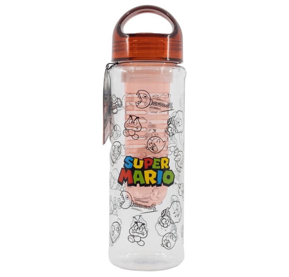 Stor Trinkflasche Super Mario Trinkflasche Tritan mit Sieb von Stor