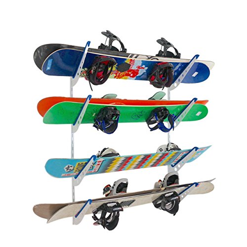 StoreYourBoard Snowboard Multi Wall Storage Rack, Heim- und Garagenhalterung von StoreYourBoard