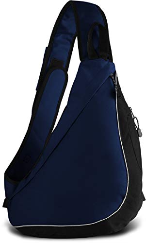 Schulterrucksack Sling Bag Sport Umhängetasche, 600D Polyester, Farbe :Dunkelblau von Storfisk fishing & more