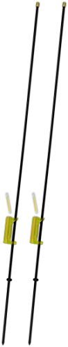 Storfisk fishing & more Affenkletterer Bissanzeiger Set zum Angeln aus robustem Metall inkl. Knicklichter, Farbe :2X Grün von Storfisk fishing & more