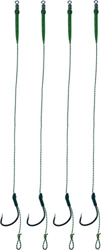 Storfisk fishing & more Boilie-Rig Karpfen Vorfach 20 cm Vorfach Verschiedene Hakengrößen, Größe:1, Stück:4 Stück von Storfisk fishing & more