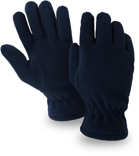 Storfisk fishing & more Unisex Thermo-Fleece Handschuhe mit elastischen Ärmelbündchen, Farbe :Navy, Größe:XL von Storfisk fishing & more