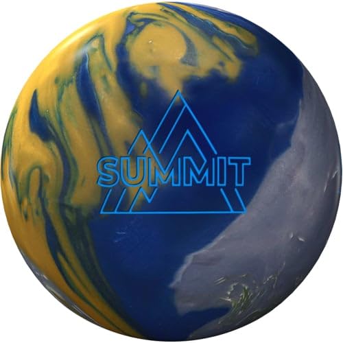 Storm Summit Bowling-Ball, Blau/Gold/Silber, 6,4 kg von Storm
