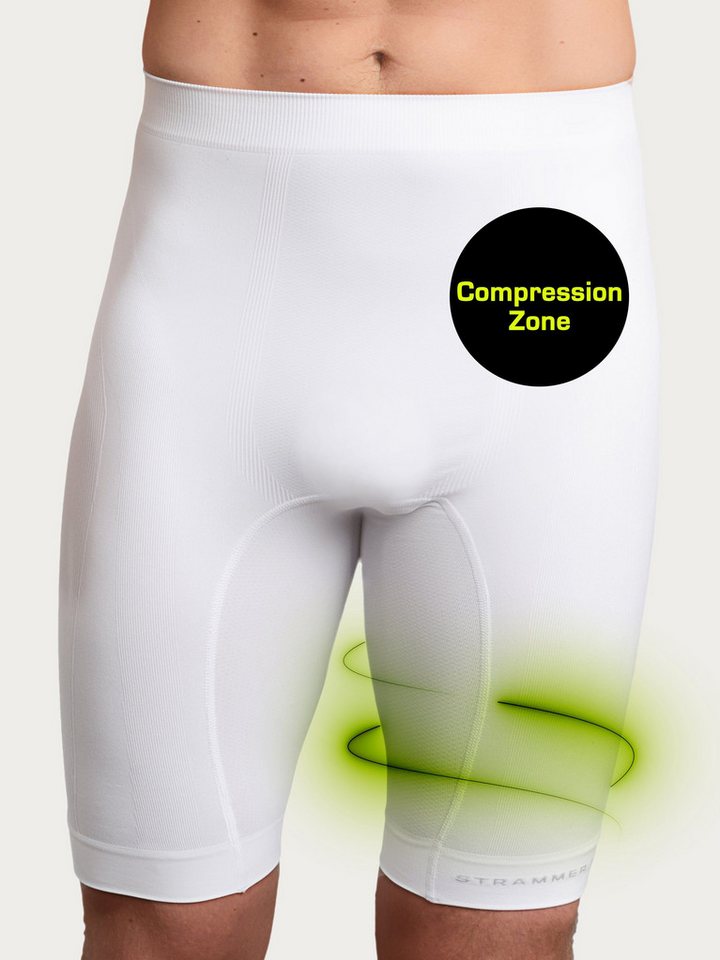 Strammer Max Performance® Trainingsshorts Compression Shorts Shapewear, atmungsaktives High Tech Gewebe von Strammer Max Performance®