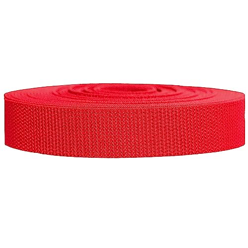 Strapworks Schweres Polypropylen-Gurtband – robuste Poly-Umreifung für Outdoor-Heimwerker-Ausrüstungsreparatur, 3,8 cm x 45,7 m, rot von Strapworks