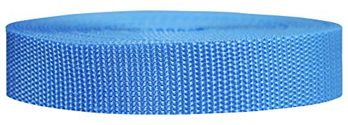 Strapworks Schweres Polypropylen-Gurtband – robuste Poly-Umreifung für Outdoor-Reparatur, 2,5 cm x 22,8 m, Pulverblau von Strapworks