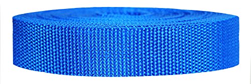 Strapworks Schweres Polypropylen-Gurtband – robuste Poly-Umreifung für Outdoor-Reparatur, 2,5 cm x 45,7 m, Pacific Blue von Strapworks