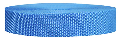 Strapworks Schweres Polypropylen-Gurtband – robuste Poly-Umreifung für Outdoor-Reparatur, 2,5 cm x 45,7 m – Pulverblau von Strapworks