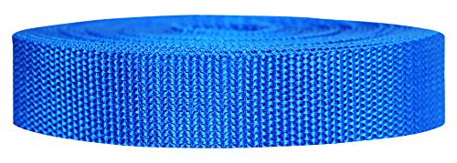 Strapworks Schweres Polypropylen-Gurtband – robuste Poly-Umreifung für Outdoor-Reparatur, 2,5 cm x 9,1 m, Pacific Blue von Strapworks