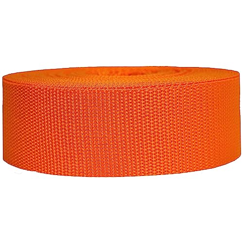 Strapworks Schweres Polypropylen-Gurtband – robuste Poly-Umreifung für Outdoor-Reparaturen, 5,1 cm x 22,7 m, Orange von Strapworks