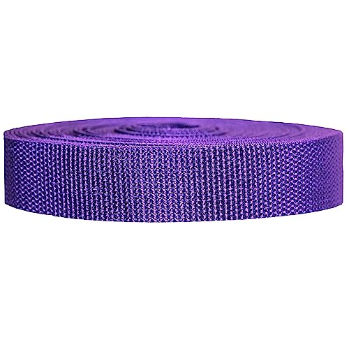Strapworks Schweres Polypropylen-Gurtband – robuste Poly-Umreifung für Outdoor-DIY-Ausrüstung, 3,8 cm x 9,1 m, Violett von Strapworks