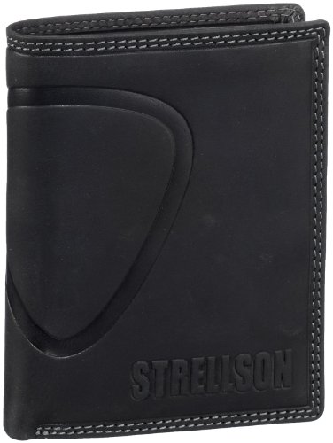 Strellson Baker Street Billfold V8 4010000224 Herren Geldbörsen 10x13x1 cm (B x H x T), Schwarz (black 900) von Strellson