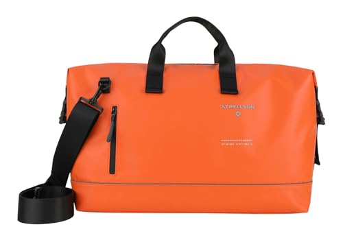 Strellson - Stockwell 2.0 Weekender für Herren, große Reisetasche in Orange, Maße 50x31x21,5 cm von Strellson