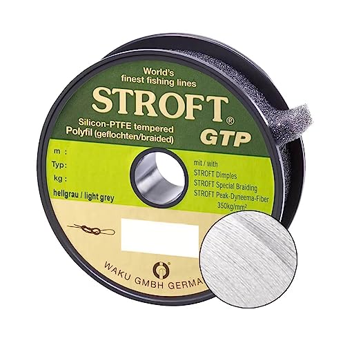 Schnur STROFT GTP Typ S Geflochtene 100m Silbergrau S05-0,11mm-4kg von Stroft