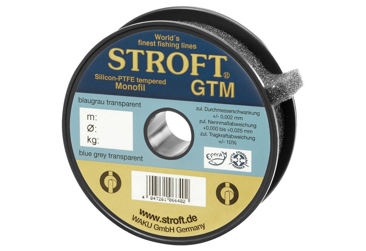 Stroft Angelschnur Schnur STROFT GTM Monofile 1000m, 1000 m Länge, 0.08 mm Fadendurchmesser, (1-St), 1.0kg Tragkraft von Stroft