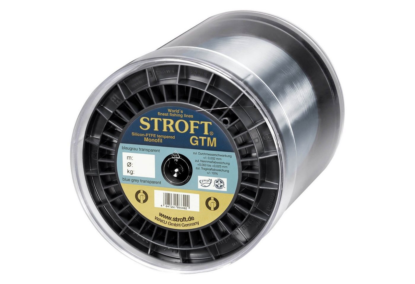 Stroft Angelschnur Schnur STROFT GTM Monofile 5000m, 5000 m Länge, 0.20 mm Fadendurchmesser, (1-St), 4.2kg Tragkraft von Stroft