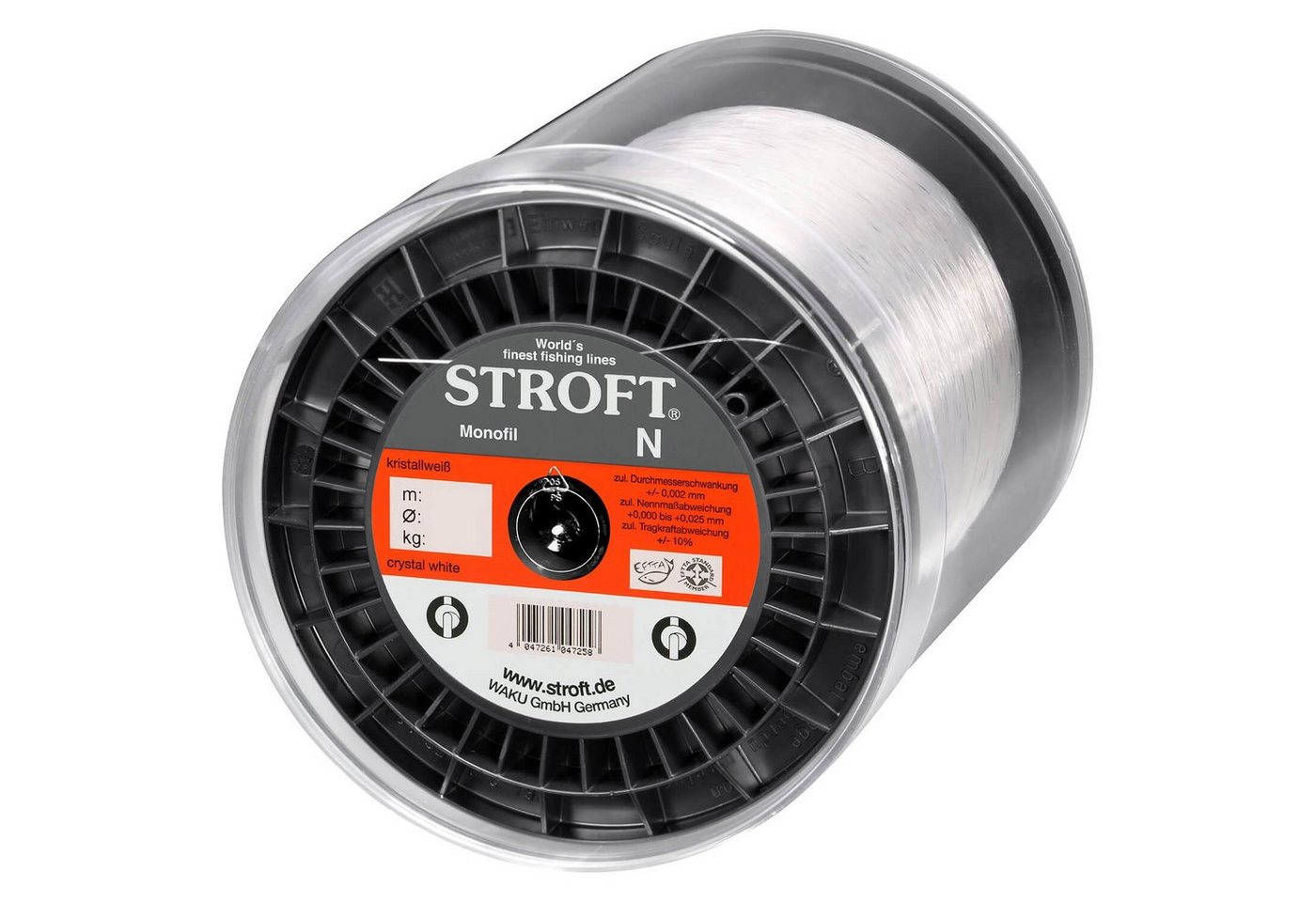 Stroft Angelschnur Schnur STROFT N Monofile 5000m, 5000 m Länge, 0.20 mm Fadendurchmesser, (1-St), 3.3kg Tragkraft von Stroft