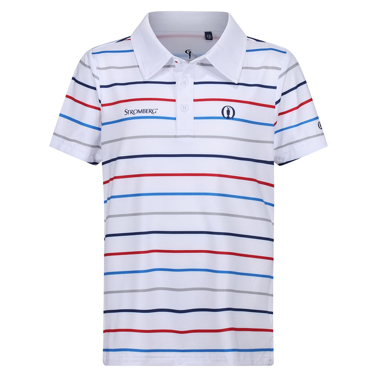 Stromberg Junior The Open Bandon Stretch Golf Polo Shirt, Unisex, Optic white, 10-11 years | American Golf von Stromberg