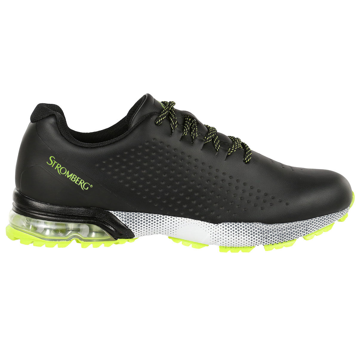 Stromberg Men's Ailsa Waterproof Spikeless Golf Shoes, Mens, Black/lime, 10 | American Golf - Father's Day Gift von Stromberg