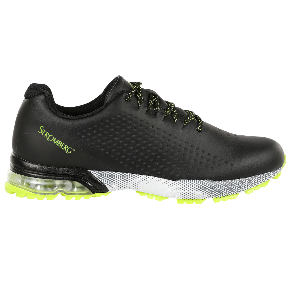 Stromberg Men's Ailsa Waterproof Spikeless Golf Shoes, Mens, Black/lime, 7 | American Golf von Stromberg