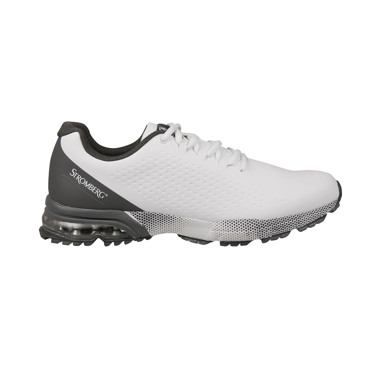 Stromberg Men's Ailsa Waterproof Spikeless Golf Shoes, Mens, White/grey, 10 | American Golf von Stromberg