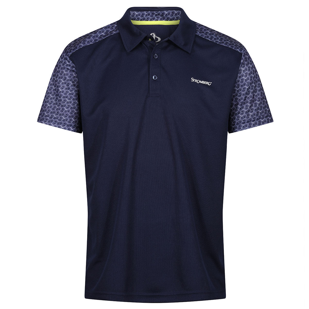 Stromberg Men's Feather Golf Wedge Golf Polo Shirt, Mens, Navy blue, Large | American Golf von Stromberg