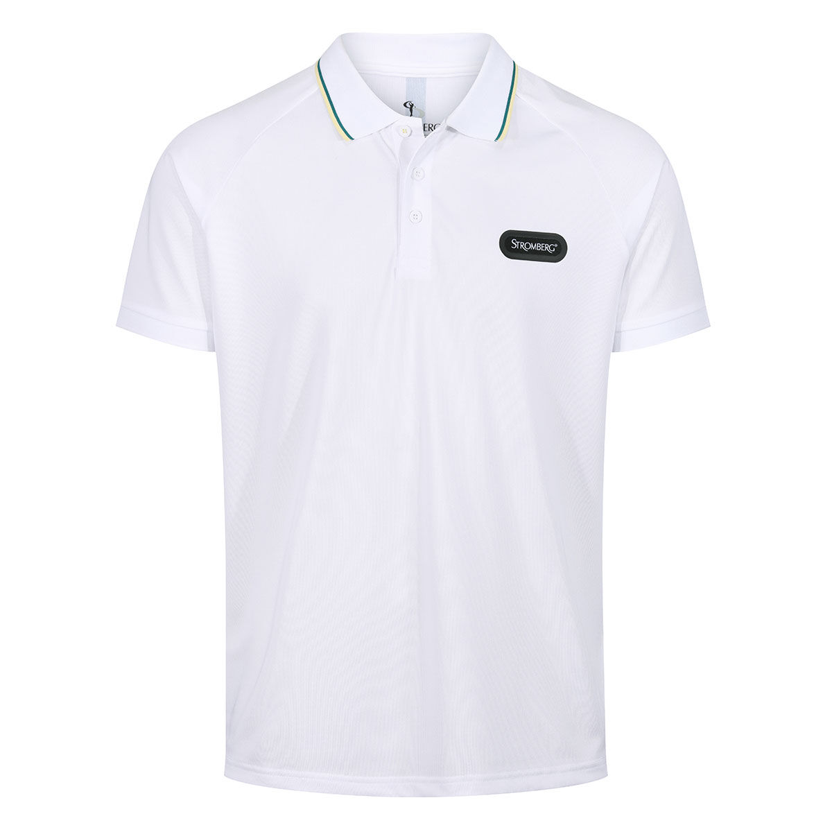 Stromberg Men's Marvi Golf Polo Shirt, Mens, White/sunshine/everglade, Medium | American Golf von Stromberg