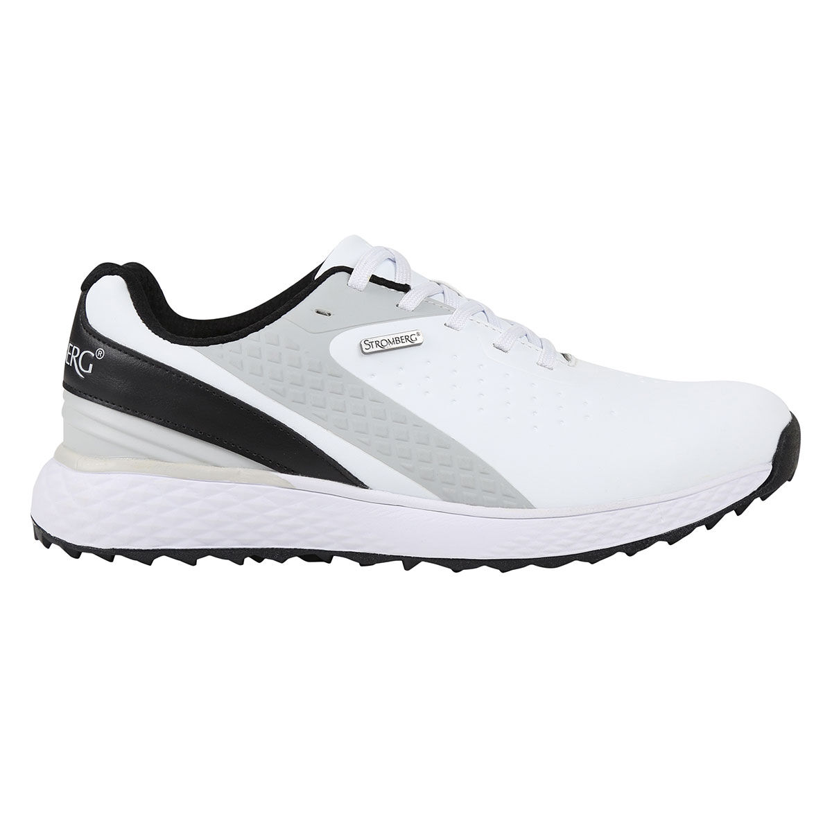 Stromberg Men's Vector Waterproof Spikeless Golf Shoes, Mens, White/black, 7 | American Golf von Stromberg