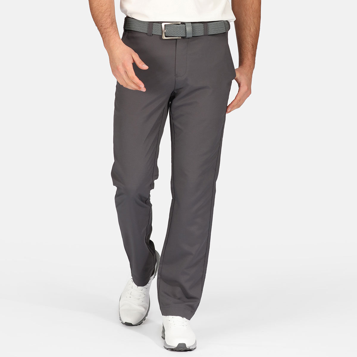 Stromberg Mens Grey Weather Tech Short Fit Golf Trousers | American Golf, 38 von Stromberg