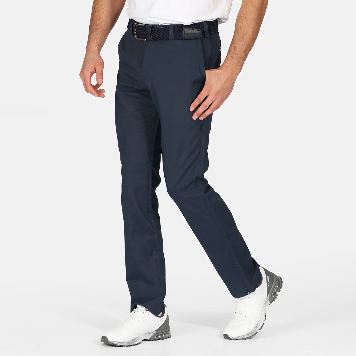 Stromberg Mens Navy Blue Hampton Long Fit Golf Trousers, Size: 36 | American Golf von Stromberg