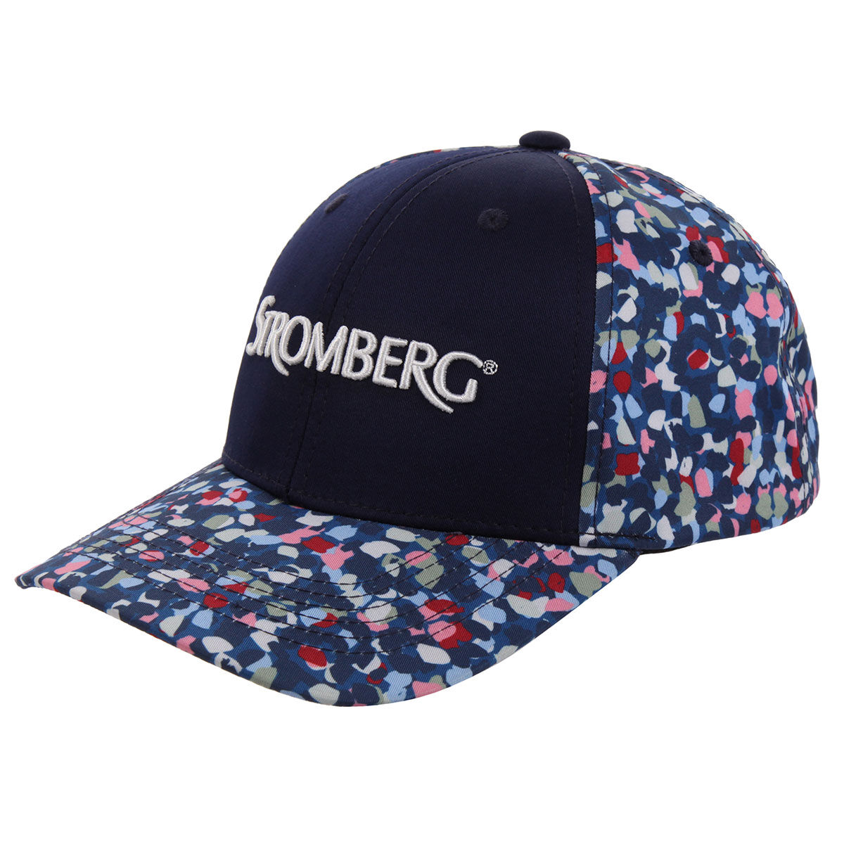 Stromberg Women's Navy Blue, Pink and Red Stylish Golf Cap | American Golf, One Size von Stromberg