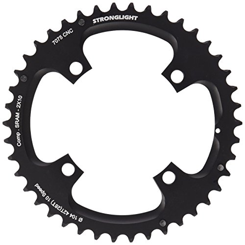 Stronglight Kettenblatt MTB 104/64 2x10, Schwarz, 22 von Stronglight