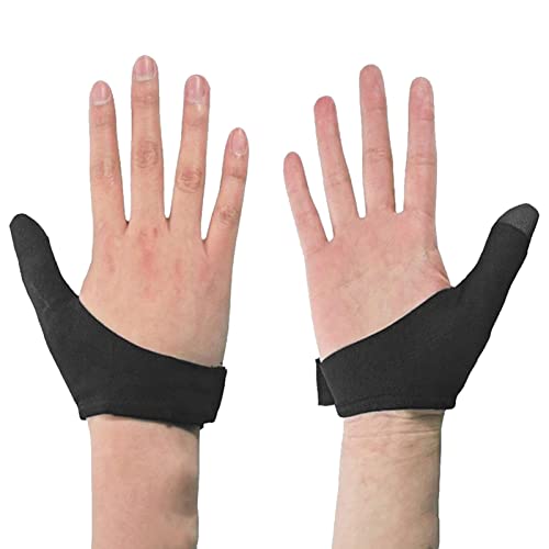 Stronrive Bowling Handschuhe, Bowling Thumb Saver, Universal Unisex Erwachsene Bowling Handschuhe, Bowling Ball Sport Finger Grip Gear Schutzhandschuh (Schwarz) von Stronrive