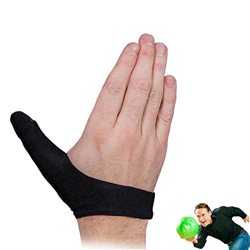 Stronrive Bowling Handschuhe, Bowling Thumb Saver, Universal Unisex Erwachsene Bowling Handschuhe, Bowling Ball Sport Finger Grip Gear Schutzhandschuh (Schwarz) von Stronrive