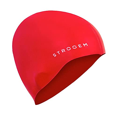 Strooem Silikon Swim Cap Rot von Strooem