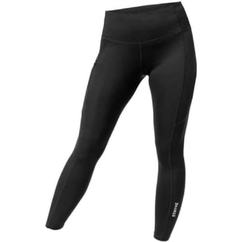 STRYVE Damen Prime Running Tights W | All Black Sportbekleidung, Schwarz, XL von STRYVE