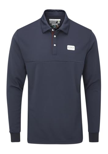 Stuburt Golf - Sport Tech Long Sleeve Polo Golf Shirt - French Navy - Large von Stuburt