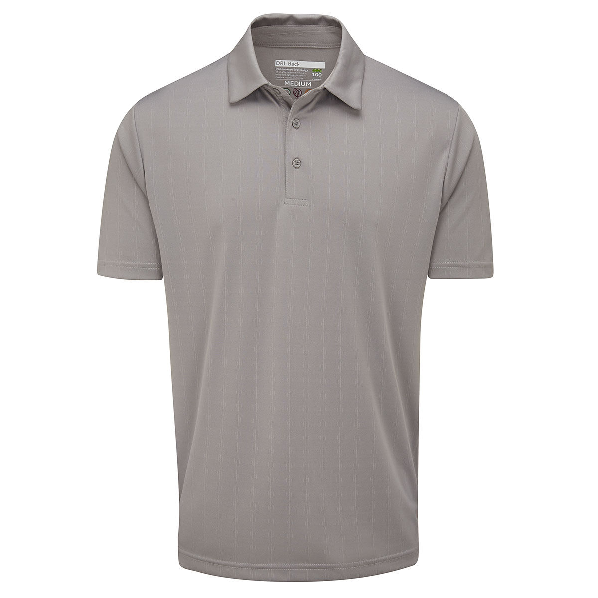 Stuburt Men's Eider Golf Polo Shirt, Mens, Ash, Medium | American Golf von Stuburt