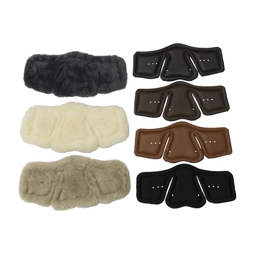 Stübben Equi-Soft® Polster für Sattelgurt - Einheitsgröße 40-45cm - Vachetteleder schwarz von Stübben