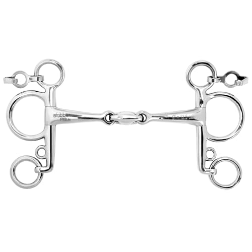 Stübben Gebiss 2241 Pelham Easy Control doppelt gebrochen - 10,5 cm - 12 mm - Edelstahl Stübben Gebiss 2241 Pelham Easy Control doppelt gebrochen - 10,5 cm - 12 mm - Edelstahl von Stübben