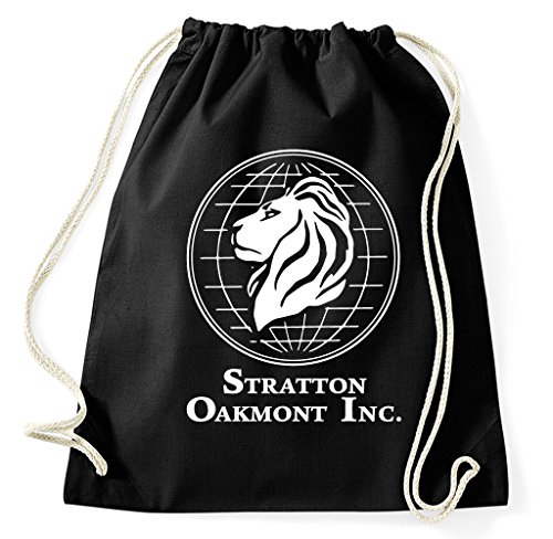 Styletex23 Stratton Oakmont Inc Logo Turnbeutel Sportbeutel, schwarz von Styletex23