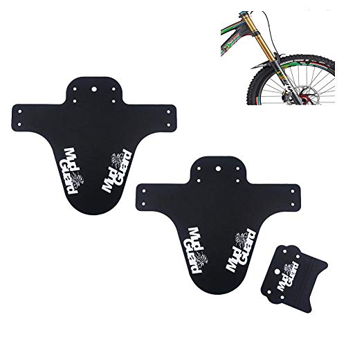 Sue Supply Fahrrad Schutzblech MTB Mudguard Bike Spritzschutz mit Kabelbinder (2 Stücke/weiß) von Sue Supply