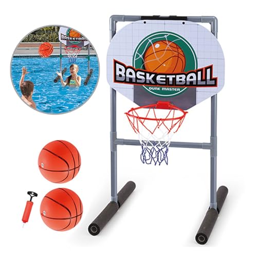 Basketbälle Korb Fußballnetz Für Poolränder Mit Ball Und Außenpool Basketbälle Korb Pool Fußball Set Kinder Fußballnetz von SueaLe