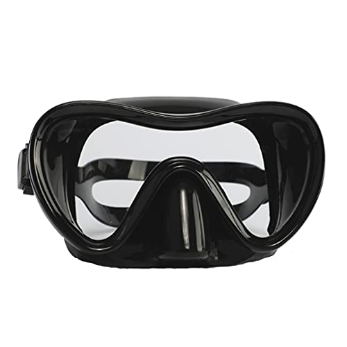 SueaLe Schnorchel-Tauchmaske, Schwimmmaske, Schwimmbrille mit Nasenschutz, beschlagfreie Tauchmaske aus gehärtetem Glas mit Silikonband von SueaLe