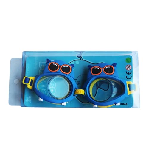 SueaLe niedliche Cartoon-Kinder-Antibeschlag- und UV-Schutz-Schwimmbrille, verstellbare Schwimmbrille, klare Sicht, Schwimmbeckenbrille, Nicht undicht von SueaLe