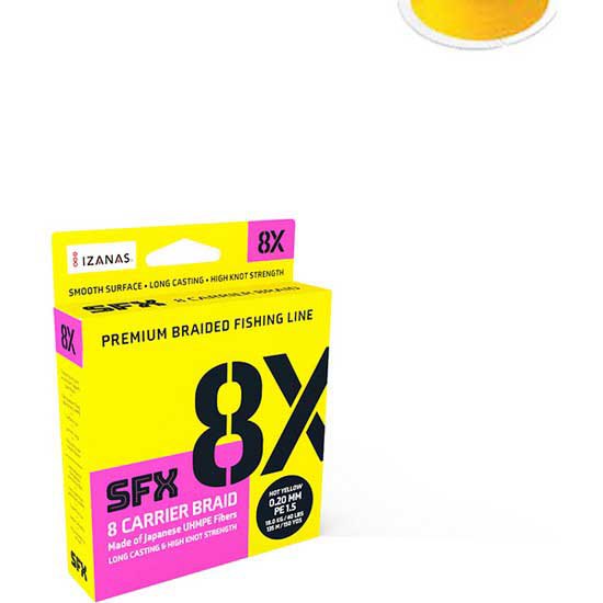 Sufix Sfx 8x 3200 M Braided Line Golden 0.148 mm von Sufix