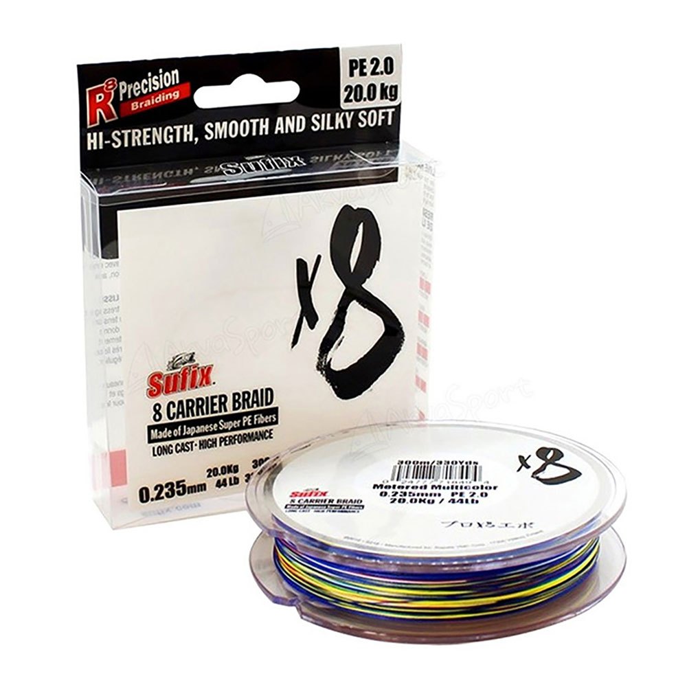 Sufix X8 Braided Line 300 M Mehrfarbig 0.330 mm von Sufix